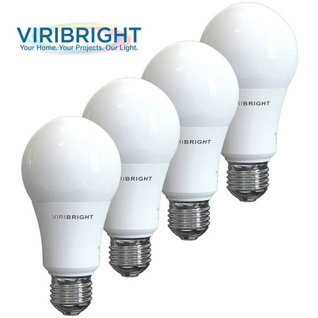 Viribright 100 Watt Equivalent LED Light Bulb 2700K Warm White (Soft White) Medium Screw Base (E26) Pack of 4
Viribright 100 Watt Equivalent LED Light Bulb 2700K Warm White (Soft White) Medium Screw Base (E26) Pack of 4