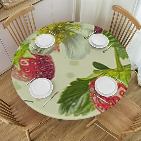 Xllo0ord Strawberry Pattern Round Fitted Tablecloth Elastic Edge Waterproof Oil-Proof Table Cover Stain-Resistant Table Cloth Fits Round Tables 46 -50
Xllo0ord Strawberry Pattern Round Fitted Tablecloth Elastic Edge Waterproof Oil-Proof Table Cover Stain-Resistant Table Cloth Fits Round Tables 46 -50