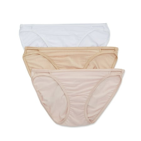 Vanity Fair Women s Illumination String Bikini Panties 3 Pack Sizes 5-8