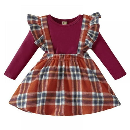 2pcs Baby Girl Solid Color Top Suspender Skirt Sweet Cute Skirt Set Casual Suit 0-18M
2pcs Baby Girl Solid Color Top Suspender Skirt Sweet Cute Skirt Set Casual Suit 0-18M