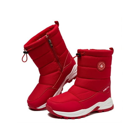 Lacyhop Unisex Winter Boot Zip Up Waterproof Bootie Mid Calf Snow Boots Cold Weather Casual Outdoor Shoes Thick Plush Lined Warm Booties Red with Lined 7.5
Lacyhop Unisex Winter Boot Zip Up Waterproof Bootie Mid Calf Snow Boots Cold Weather Casual Outdoor Shoes Thick Plush Lined Warm Booties Red with Lined 7.5