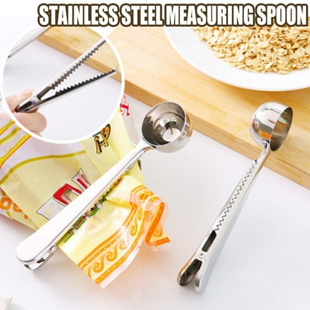 Multifunctional Stainless Steel Coffee Measuring Spoon With Sealing Clip for Keeping fresh Kitchen Supply
Multifunctional Stainless Steel Coffee Measuring Spoon With Sealing Clip for Keeping fresh Kitchen Supply
