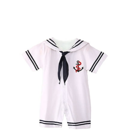 Inevnen Toddler Baby Boy Girl Short Sleeve Bodysuit Anchor Sailor Romper Jumpsuit
Inevnen Toddler Baby Boy Girl Short Sleeve Bodysuit Anchor Sailor Romper Jumpsuit
