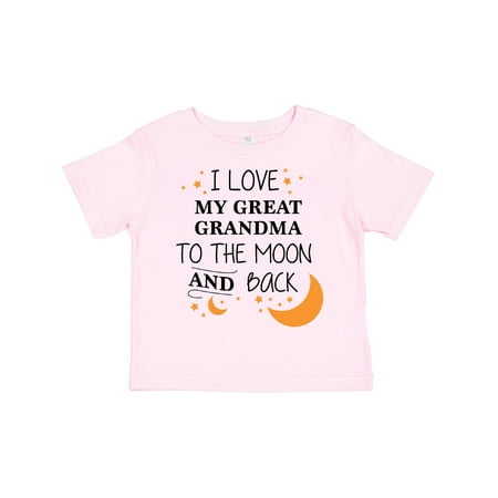 Inktastic I Love My Great Grandma to the Moon and Back Gift Toddler Boy or Toddler Girl T-Shirt
Inktastic I Love My Great Grandma to the Moon and Back Gift Toddler Boy or Toddler Girl T-Shirt
