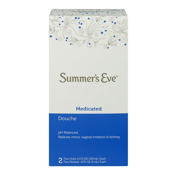 Summer's Eve, Feminine Cleansing Douche, Medicated, 9 oz