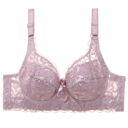 Fusipu Plus Size Solid Color Floral Lace Sexy Bra Women Underwired Brassiere Underwear
Fusipu Plus Size Solid Color Floral Lace Sexy Bra Women Underwired Brassiere Underwear