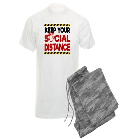 CafePress - Coronavirus Keep Your Socia - Men s Light Pajamas