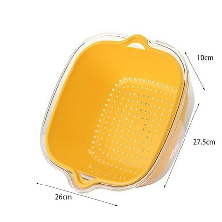lulshou Thickened Double-layer Basket Six-piece Plastic Vegetable Washing Basket Kitchen Storage Vegetable Washing Frame Washing Fruit Basket
lulshou Thickened Double-layer Basket Six-piece Plastic Vegetable Washing Basket Kitchen Storage Vegetable Washing Frame Washing Fruit Basket