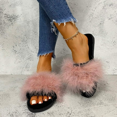 Aayomet House Slippers for Women Solid Size Color Fashion Flat Large Round Women s Toe Plush Casual Slippers Women s slipper Pink 37
Aayomet House Slippers for Women Solid Size Color Fashion Flat Large Round Women s Toe Plush Casual Slippers Women s slipper Pink 37