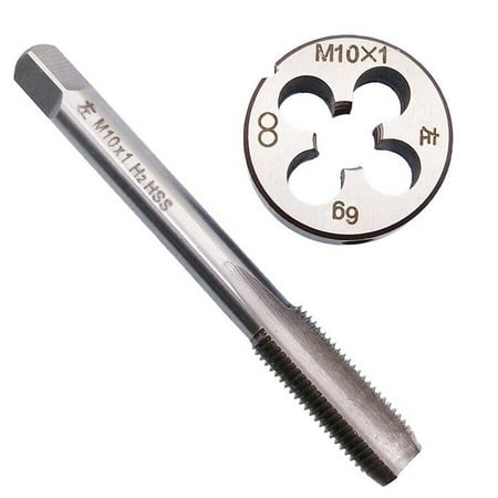 HSS M10 x 1mm Tap & M10 x 1.0mm Die Metric Thread Left Hand
