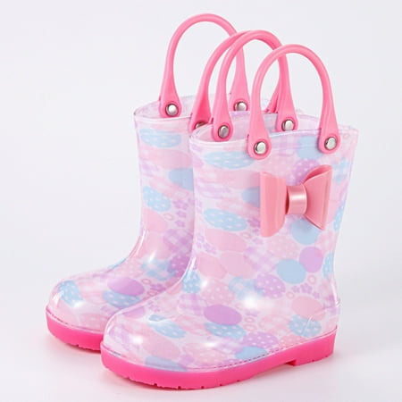 Xijirk Toddler Rain Boots Baby Rain Boots Short Rain Boots for Toddler Easy On Lightweight-Hot Pink-1.5
Xijirk Toddler Rain Boots Baby Rain Boots Short Rain Boots for Toddler Easy On Lightweight-Hot Pink-1.5
