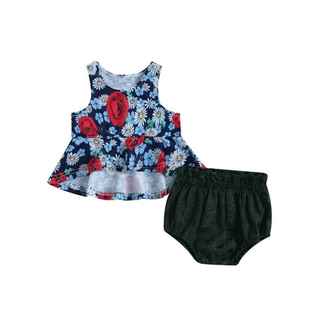 HOANSELAY Baby Girls Summer 2 Pcs Outfit Floral Sleeveless Tank Tops Elastic Shorts Clothes
HOANSELAY Baby Girls Summer 2 Pcs Outfit Floral Sleeveless Tank Tops Elastic Shorts Clothes