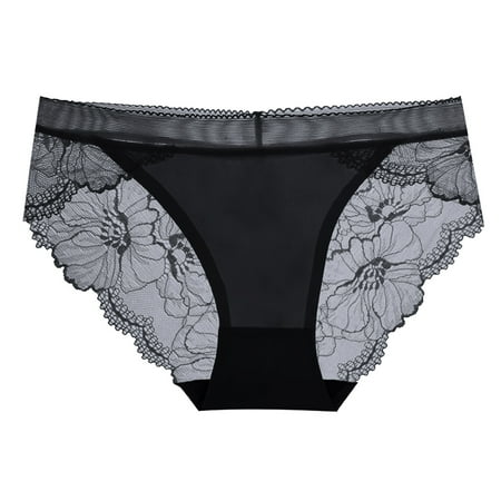 GWAABD Plus Size Underwear for Women Ice Silk Seamless Stitching Lace Edge Panties Hollow Breathable Panties
GWAABD Plus Size Underwear for Women Ice Silk Seamless Stitching Lace Edge Panties Hollow Breathable Panties