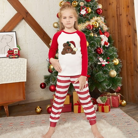 women Christmas pajamas for family matching outfits son daughter sets soft Red Parent-Child Warm Christmas Suit Striped Stitching Home Clothes Pajamas Long-Sleeved Tro
women Christmas pajamas for family matching outfits son daughter sets soft Red Parent-Child Warm Christmas Suit Striped Stitching Home Clothes Pajamas Long-Sleeved Tro