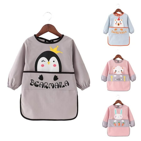 Cheers.US Waterproof Baby Bibs Infant Toddler Long Sleeve Feeding Bib Easy Clean & Washable Baby Art smock Super Soft
Cheers.US Waterproof Baby Bibs Infant Toddler Long Sleeve Feeding Bib Easy Clean & Washable Baby Art smock Super Soft