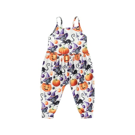 JBEELATE Halloween Infant Baby Boy Girl Cartoon Ghost/Pumpkin/Cat Print Sleeveless O Neck Romper 
JBEELATE Halloween Infant Baby Boy Girl Cartoon Ghost/Pumpkin/Cat Print Sleeveless O Neck Romper