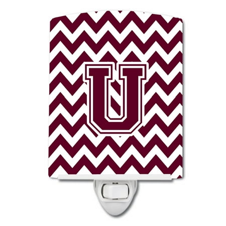 Caroline s Treasures CJ1051-UCNL Letter U Chevron Maroon and White Ceramic Night Light 6x4x3 multicolor
Caroline s Treasures CJ1051-UCNL Letter U Chevron Maroon and White Ceramic Night Light 6x4x3 multicolor