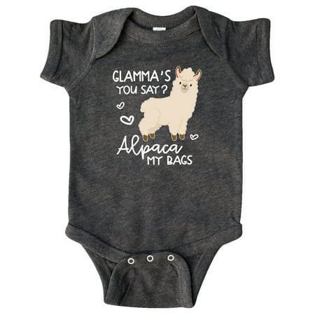 Inktastic Glamma s You Say Alpaca My Bags Gift Baby Boy or Baby Girl Bodysuit
Inktastic Glamma s You Say Alpaca My Bags Gift Baby Boy or Baby Girl Bodysuit