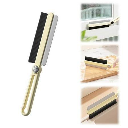 small brush for cleaning straws Comfortable floor Multifunctional Rotating Cleaning Brush 2024 New Hard With Scraper Household Tool