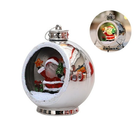 Xiaochengzi Christmas Balls Light Up Lamp Hanging Pendant Santa Claus Pendants Plastic Snow - Powder More Color Xmas Decor
Xiaochengzi Christmas Balls Light Up Lamp Hanging Pendant Santa Claus Pendants Plastic Snow - Powder More Color Xmas Decor