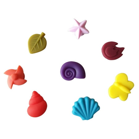 OUNONA 8pcs Silicone Wine Glass Marker Wine Identifier Charms Suction Cup Drinking Cup Sign (8 Colors)
OUNONA 8pcs Silicone Wine Glass Marker Wine Identifier Charms Suction Cup Drinking Cup Sign (8 Colors)