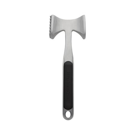 3.35 x 9.45 in. Black & Silver Aluminum Meat Tenderizer