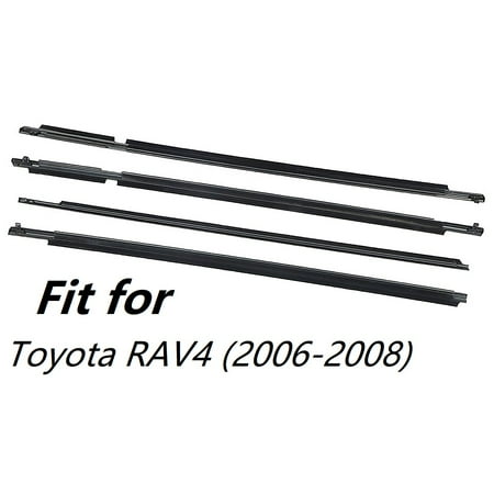 Fit for Toyota RAV4 2006-2008 Window Weatherstrips Exterior Trim Seal Strips 06-08 RAV4 Window Seal Strips (4 Pcs)
Fit for Toyota RAV4 2006-2008 Window Weatherstrips Exterior Trim Seal Strips 06-08 RAV4 Window Seal Strips (4 Pcs)