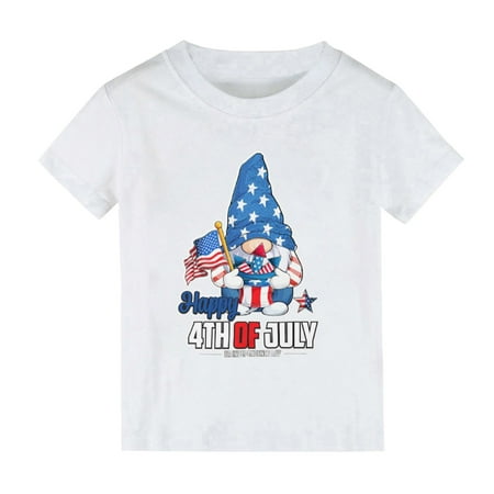 ZMHEGW American Flag Tees Toddler Kids Shirts Crew Neck Short Sleeve Crew Neck Kids Tee Tops Independence Day Print White 8T
ZMHEGW American Flag Tees Toddler Kids Shirts Crew Neck Short Sleeve Crew Neck Kids Tee Tops Independence Day Print White 8T