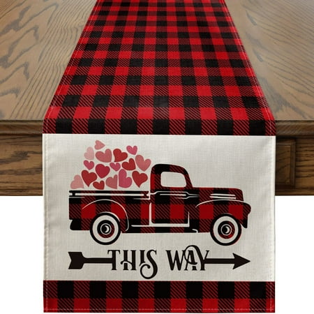 Hot Sale Buffalo Plaid Valentine Day Table Runner Anniversary Holiday Kitchen Dining Table Decoration For Home Party Indoor
Hot Sale Buffalo Plaid Valentine Day Table Runner Anniversary Holiday Kitchen Dining Table Decoration For Home Party Indoor