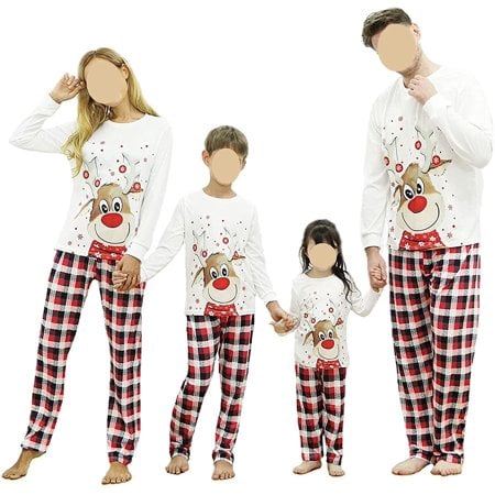 GRNSHTS Family Christmas Pjs Matching Sets Baby Christmas Matching Jammies for Adults and Kids Holiday Xmas Sleepwear Set(White Kids 2T)
GRNSHTS Family Christmas Pjs Matching Sets Baby Christmas Matching Jammies for Adults and Kids Holiday Xmas Sleepwear Set(White Kids 2T)