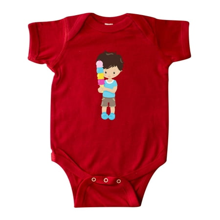 Inktastic Boy With Ice Cream Brown Hair Blue Shirt Shorts Gift Baby Boy Bodysuit
Inktastic Boy With Ice Cream Brown Hair Blue Shirt Shorts Gift Baby Boy Bodysuit