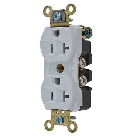 Receptacle Duplex 20A 5-20R 125V White