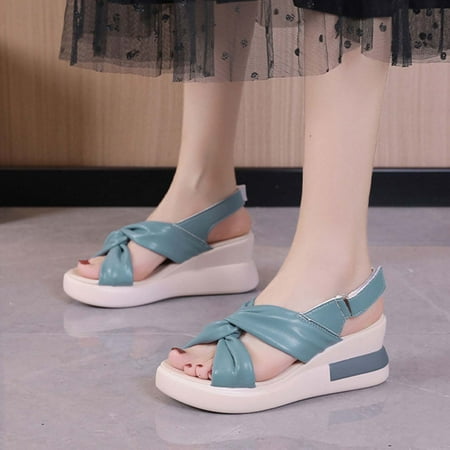 jjayotai Women Shoes Clearance Women s Fashion Round-toe Solid Color Sandals Thick Bottom Bowknot Casual Sandals Rollbacks Blue
jjayotai Women Shoes Clearance Women s Fashion Round-toe Solid Color Sandals Thick Bottom Bowknot Casual Sandals Rollbacks Blue