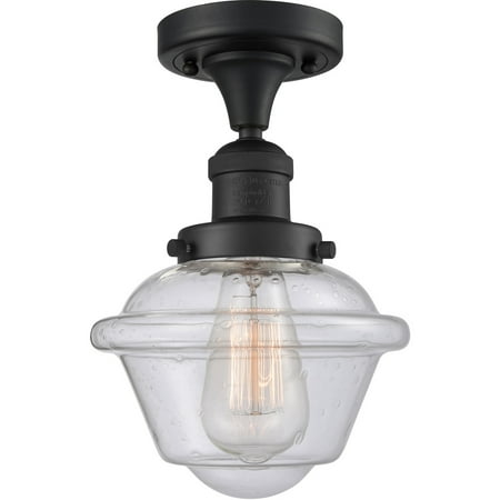 Matte Black Tone Semi Flush 8 Wide Steel/Cast Brass/Glass Medium Base LED 1 Light Fixture
Matte Black Tone Semi Flush 8 Wide Steel/Cast Brass/Glass Medium Base LED 1 Light Fixture