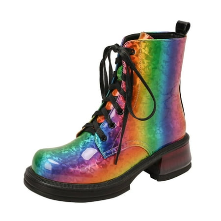 QYZEU Narrow Calf Boots for Women Warm Boots for Women Women Ankle Boots Autumn And Winter Fashion Fade Color Comfortable Lace Up Square Heel Thick Heel
QYZEU Narrow Calf Boots for Women Warm Boots for Women Women Ankle Boots Autumn And Winter Fashion Fade Color Comfortable Lace Up Square Heel Thick Heel