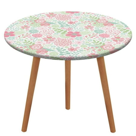 Bybiment Round Fitted Tablecloth with Elastic Edge Floral Pattern Doodle Style Decorative Tablecloth Table Cover 39 Inch
Bybiment Round Fitted Tablecloth with Elastic Edge Floral Pattern Doodle Style Decorative Tablecloth Table Cover 39 Inch