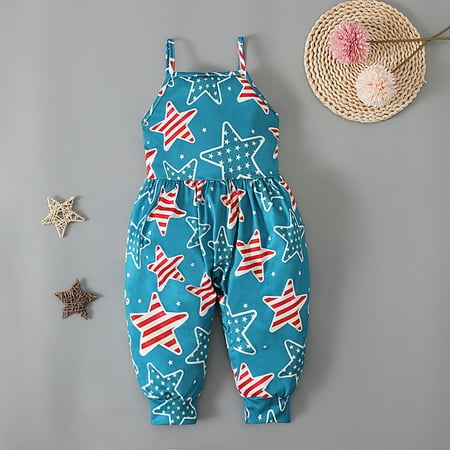 QISIWOLE Girls Children s Summer Independence Day Romper Sling Sleeveless Backless Short Jumpsuit Deals
QISIWOLE Girls Children s Summer Independence Day Romper Sling Sleeveless Backless Short Jumpsuit Deals