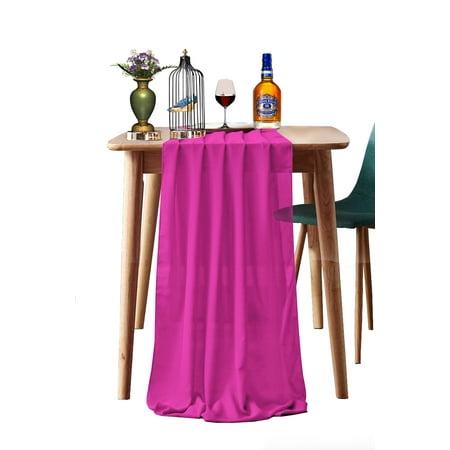 MDS Pack of 25 Wedding 27 x 120 inch Chiffon Table Runner for Wedding Decoration 10ft Runners - Pink
MDS Pack of 25 Wedding 27 x 120 inch Chiffon Table Runner for Wedding Decoration 10ft Runners - Pink