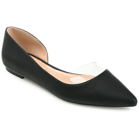 Journee Collection Womens Mikki Ballet Pointed Toe Slip On Flats