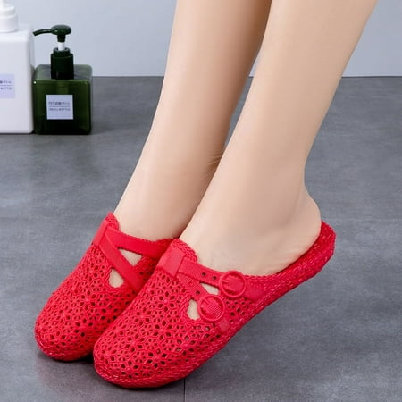 New Summer Baotou Cave Women‘s Sandals and Slippers Fashion Hollow Lightweight Outwear Student Slippers Supermarket
New Summer Baotou Cave Women‘s Sandals and Slippers Fashion Hollow Lightweight Outwear Student Slippers Supermarket