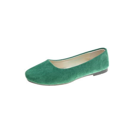 Avamo Ladies Walking Shoe Slip On Flats Comfort Casual Shoes Women Moccasins Women s Soft Sole Square Toe Ballet Flat Green 8
Avamo Ladies Walking Shoe Slip On Flats Comfort Casual Shoes Women Moccasins Women s Soft Sole Square Toe Ballet Flat Green 8
