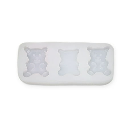 SunHLX Cake Mold 3-Cavity Easy Demoulding Not Easily Deform Flexible Non-sticky DIY Bear Shape Beeswax Scented Candle Mold Kitchen Gadget
SunHLX Cake Mold 3-Cavity Easy Demoulding Not Easily Deform Flexible Non-sticky DIY Bear Shape Beeswax Scented Candle Mold Kitchen Gadget