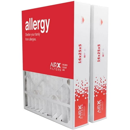 AIRx Filters 16x25x5 MERV 11 HVAC AC Furnace Air Filter Compatible Replacement With Lennox X0583 X6670 X6672 Allergy 2-Pack Made in the USA
AIRx Filters 16x25x5 MERV 11 HVAC AC Furnace Air Filter Compatible Replacement With Lennox X0583 X6670 X6672 Allergy 2-Pack Made in the USA