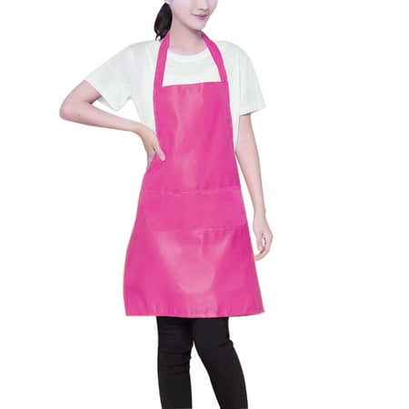 Solid Color Simple Design Halter Solid color Neck Apron Polyester Waiter Baker Chefs Full Bib Front Pocket
Solid Color Simple Design Halter Solid color Neck Apron Polyester Waiter Baker Chefs Full Bib Front Pocket