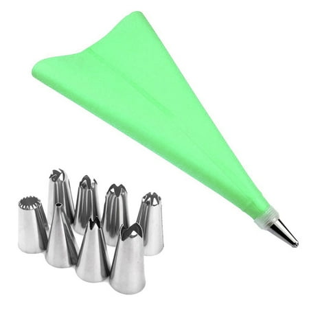 70 Sets 10Pcs/Set Pastry Bag Nozzle Set Cake Decorating Stainless Steel Tip Set Icing Cream Bag DIY Baking Supplies Green
70 Sets 10Pcs/Set Pastry Bag Nozzle Set Cake Decorating Stainless Steel Tip Set Icing Cream Bag DIY Baking Supplies Green