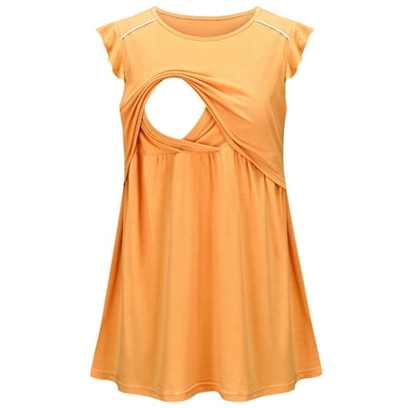 Women s Maternity Tops Summer Sleeveless Solid Color Tank Blouse For Breastfeeding Womens Shirt Pregnant Clothing
Women s Maternity Tops Summer Sleeveless Solid Color Tank Blouse For Breastfeeding Womens Shirt Pregnant Clothing