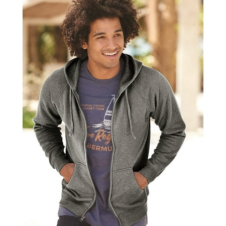 Unisex Special Blend Raglan Full-Zip Hooded Sweatshirt