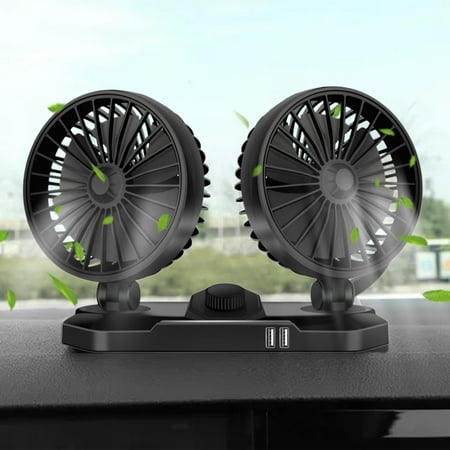 Christmas Clearance! SuoKom Car Fan Electric Dual Head 2 Speed 12V Cooling Air Circulator - 360 Degree Rotatable Auto Fan For Sedan SUV/RV/Boat/Auto Vehicles on Clearance
Christmas Clearance! SuoKom Car Fan Electric Dual Head 2 Speed 12V Cooling Air Circulator - 360 Degree Rotatable Auto Fan For Sedan SUV/RV/Boat/Auto Vehicles on Clearance