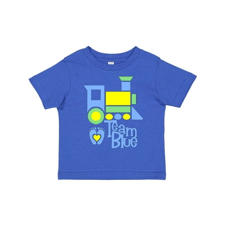 Inktastic Team Blue Block Train and Blue Footprints Gift Toddler Boy or Toddler Girl T-Shirt
Inktastic Team Blue Block Train and Blue Footprints Gift Toddler Boy or Toddler Girl T-Shirt