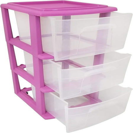 Plastic 3 Drawer Medium Home Organization Container Tower with 3 Large Blue Drawers and Removeable Caster Wheels Frame
Plastic 3 Drawer Medium Home Organization Container Tower with 3 Large Blue Drawers and Removeable Caster Wheels Frame